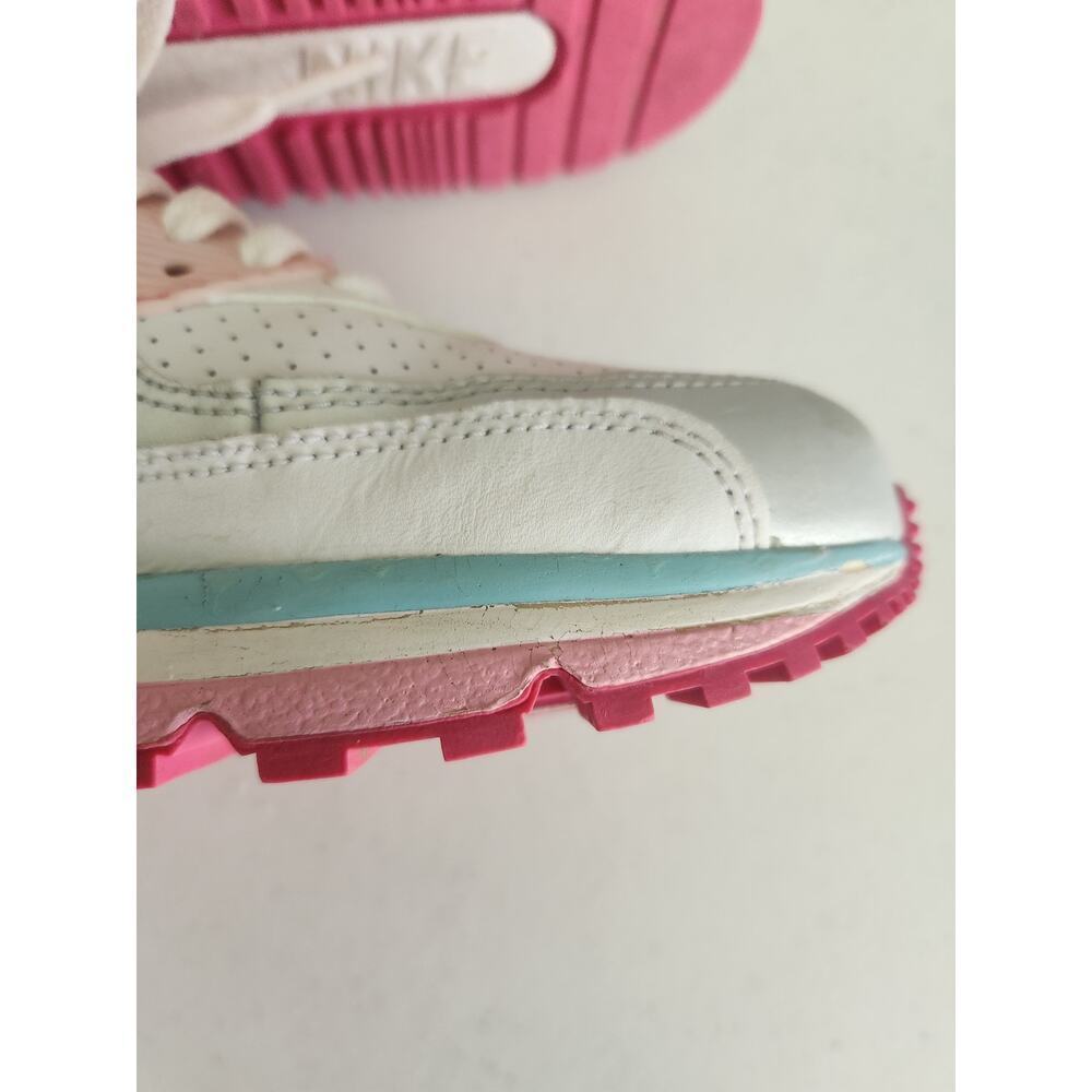 Nike Air max Girls 6Y/ Womens 7-7.5 pink/blue/silver athletic pics for condition - Picture 8 of 11